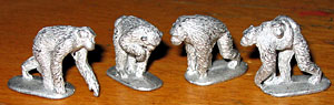 Chimpanzee miniatures from Eureka
