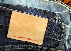 Excel macro on a jeans label