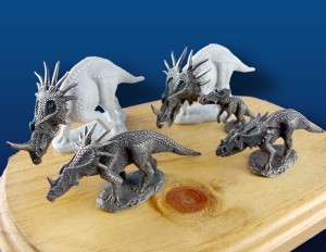 Primaeval Designs Styracosaurus herd